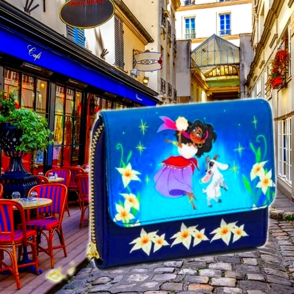 Loungefly Disney Hunchback of Notre Dame Esmeralda&Djali Mini Backpack&wallet🌹 - Picture 4 of 10